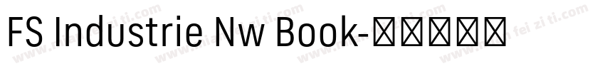 FS Industrie Nw Book字体转换